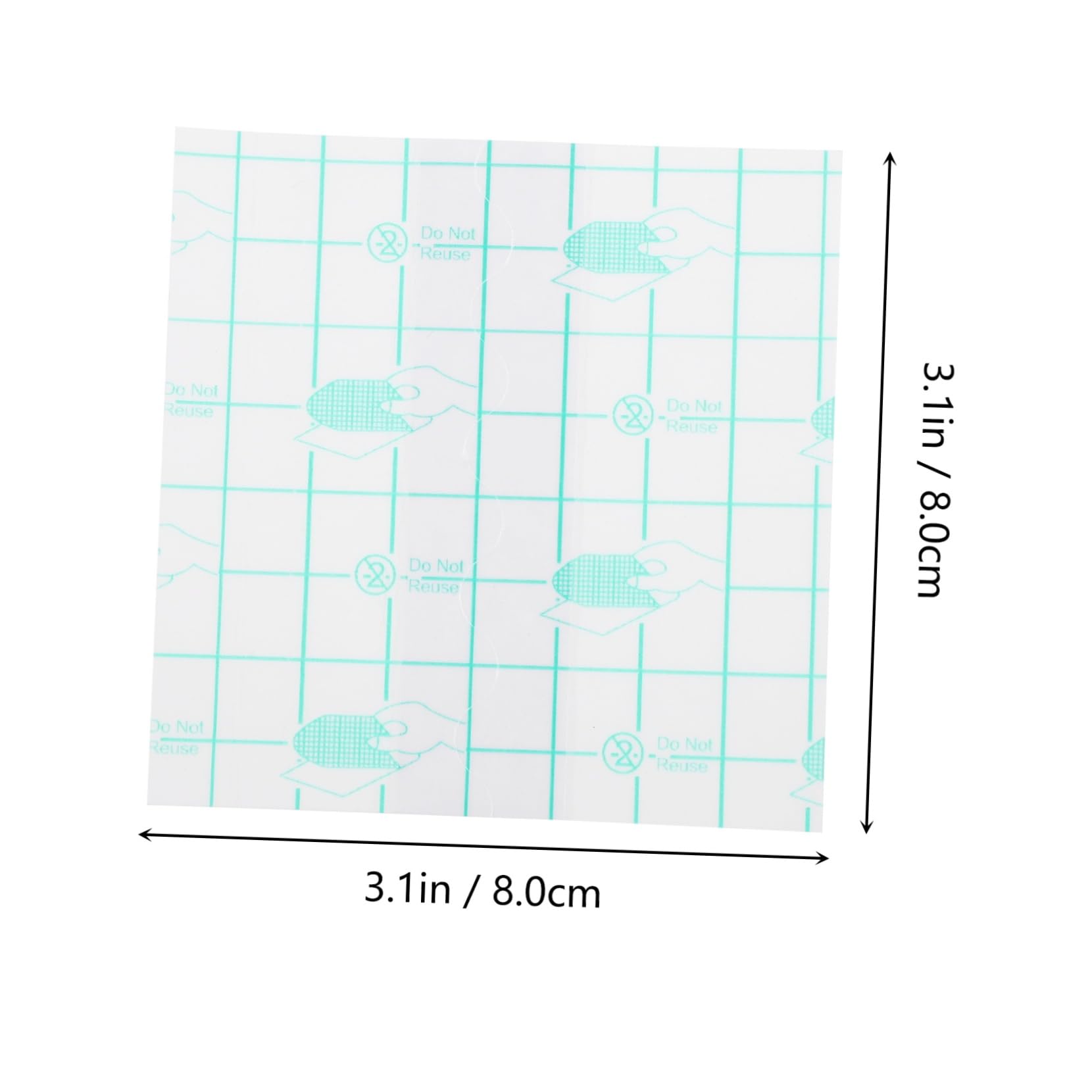 BELLIFFY Makeup Tools 100pcs Disposable Hand Mixing Plates for Diy Nail Art Decor Random Style