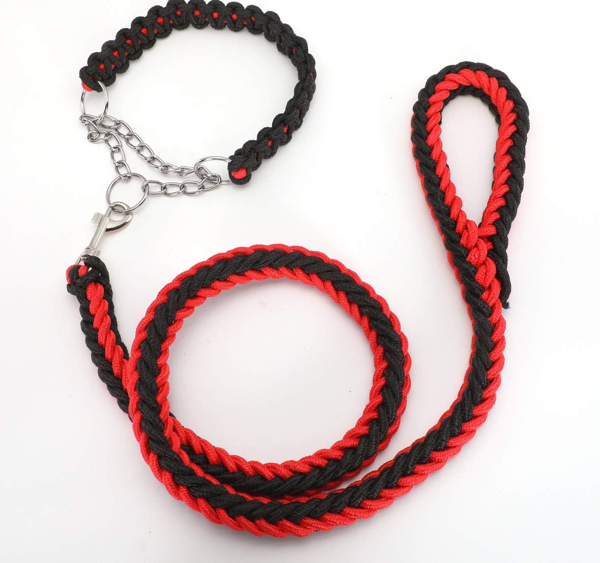 braided rope dog collar