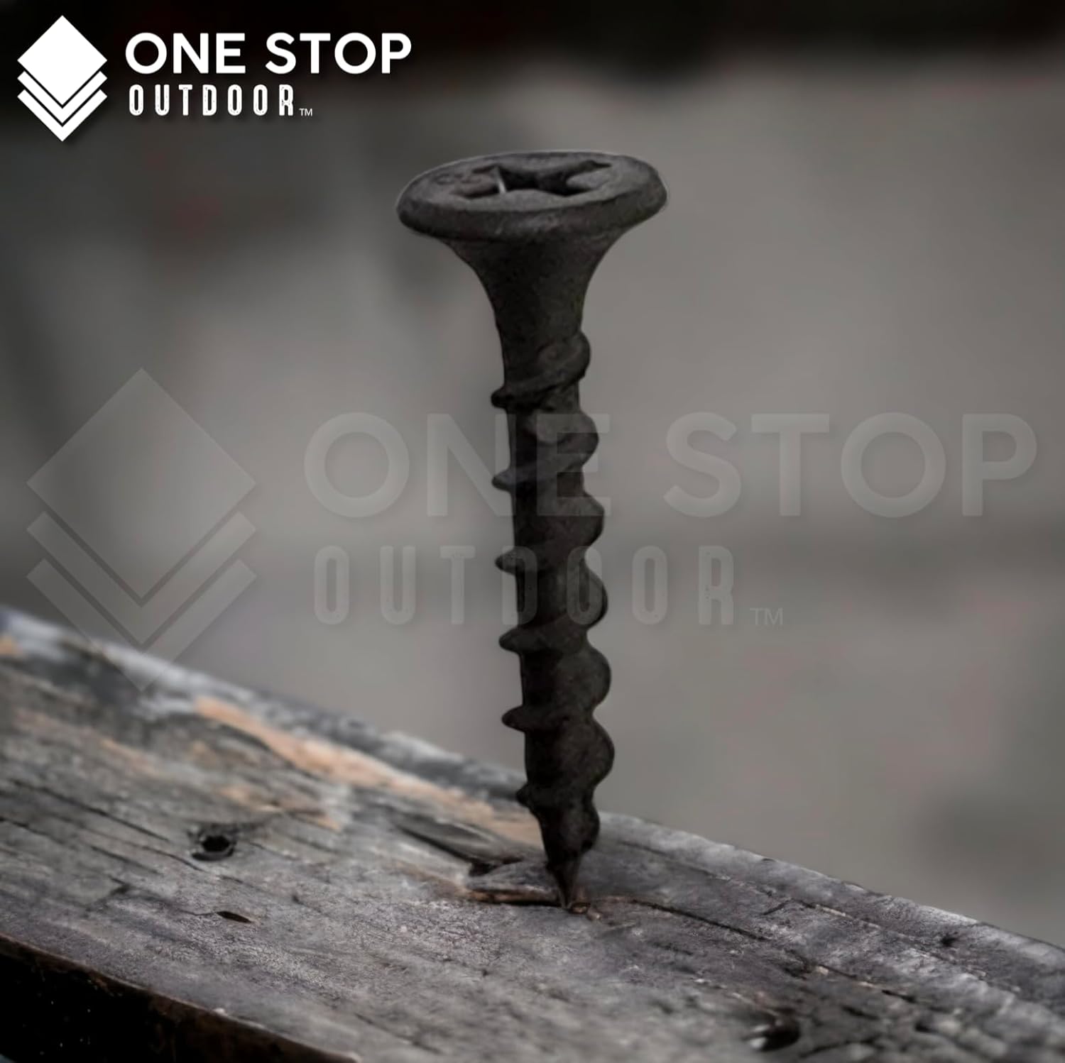 50 Pack - #6 x 1 Premium Drywall Screws Pack – Coarse Drywall Screw Set with Black Phosphate Coated Drywall Screws Anchors Fasteners - for Attaching Gypsum Board to Wood Studs