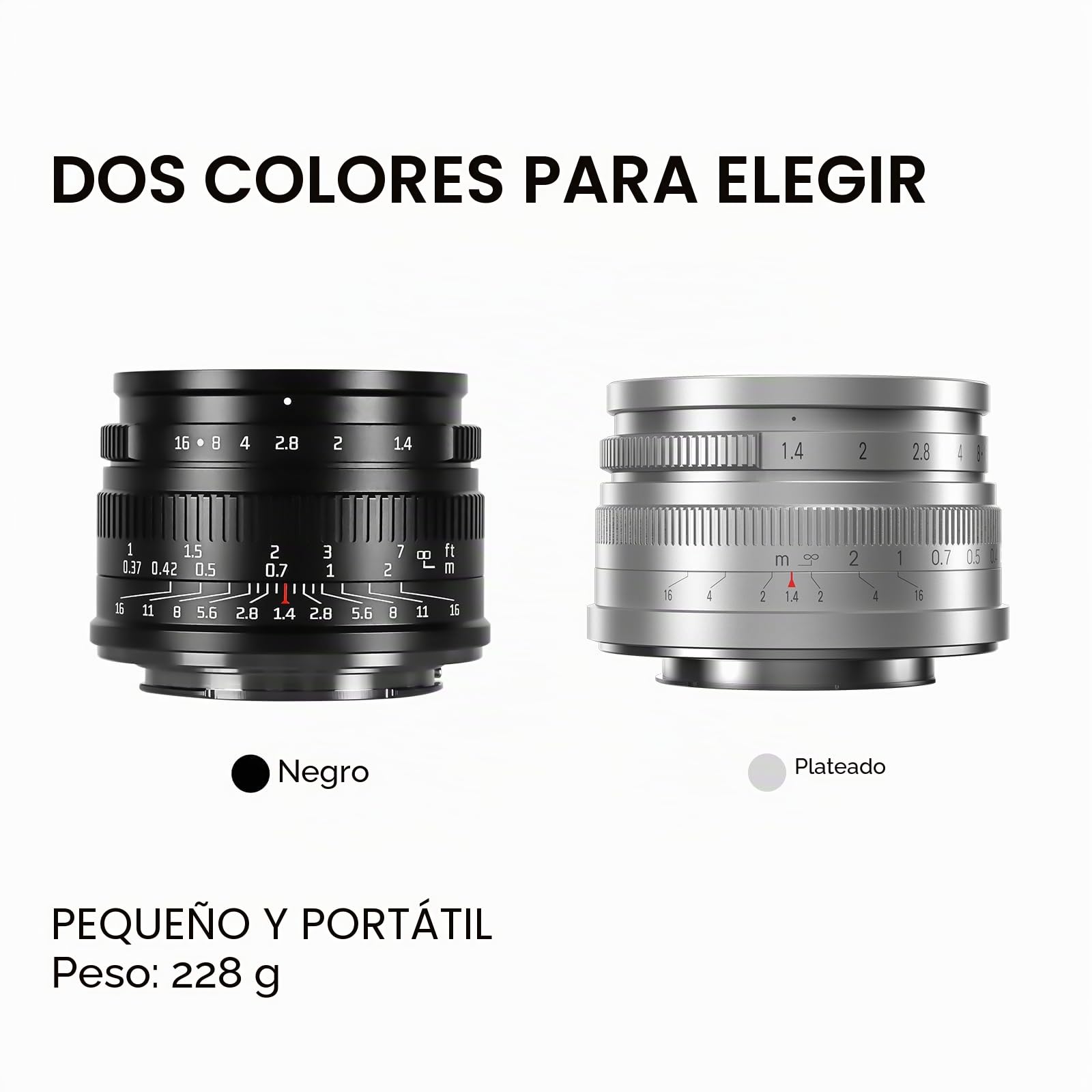 7artisans Lente Fija de Enfoque Manual APS-C de 35 mm F1.4 Mark II APS-C, Gran Apertura, Compatible con cámaras Olympus y Panasonic MFT M4/3 de Montaje