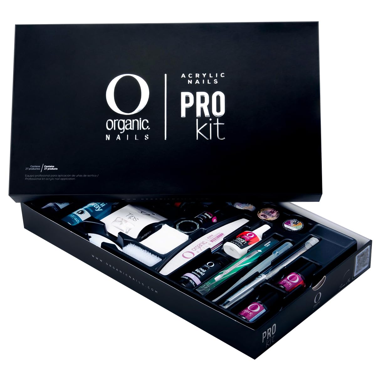 Kit Acrilic Basic Aplication NEW PRO KIT ORGANIC NAILS GRATIS CORTATIP