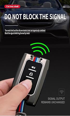 Zinc Alloy Key Fob Cover with Keychain Fit for TANK 300 500 Tank300 Tank500 4 Button Car Key Case Cover Key Cover