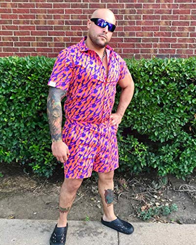 Zesties Male Romper (XL, Fire)