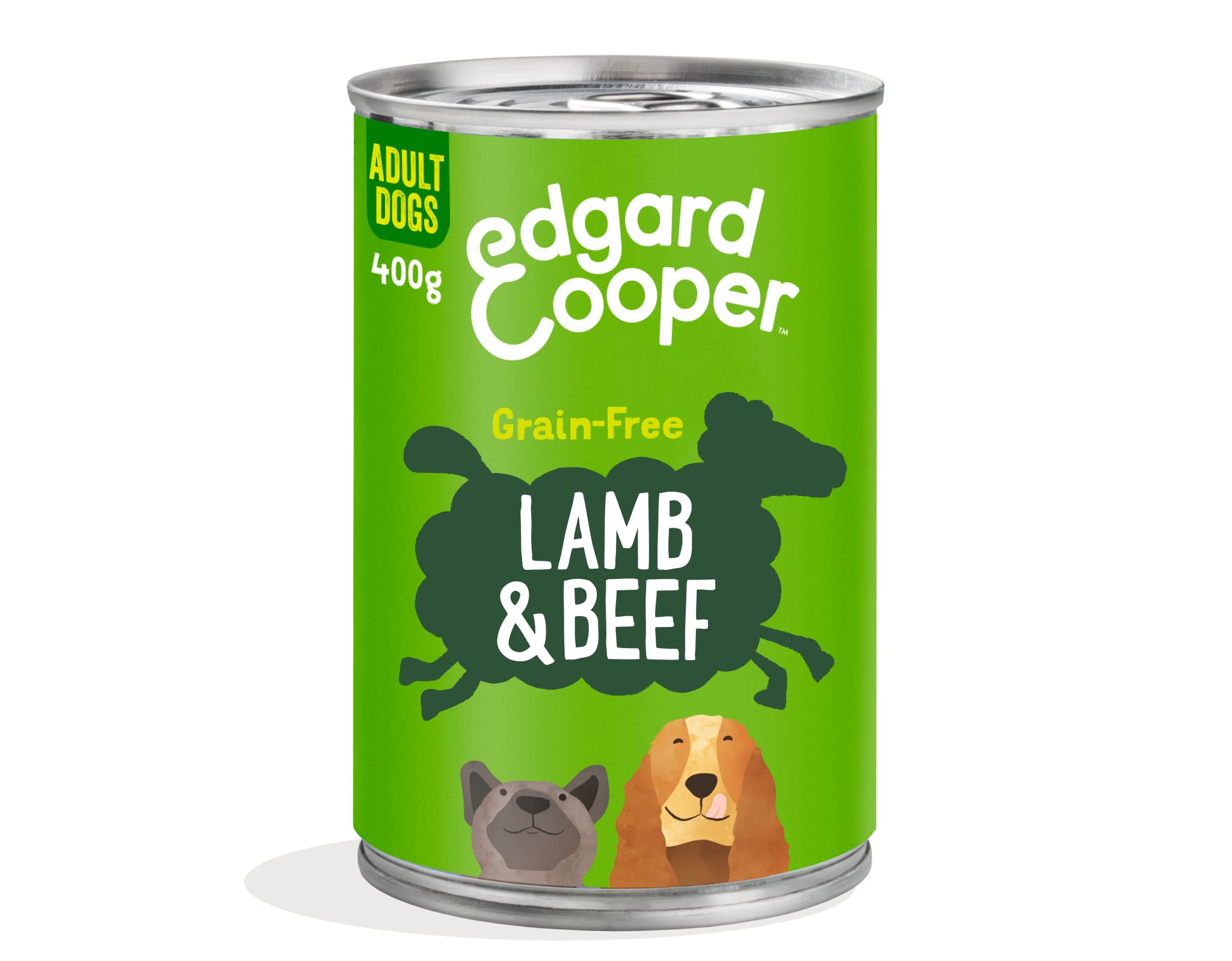 Edgard & Cooper Lamb and Beef Wet Food with Apple and Beetroot for Adult Dogs