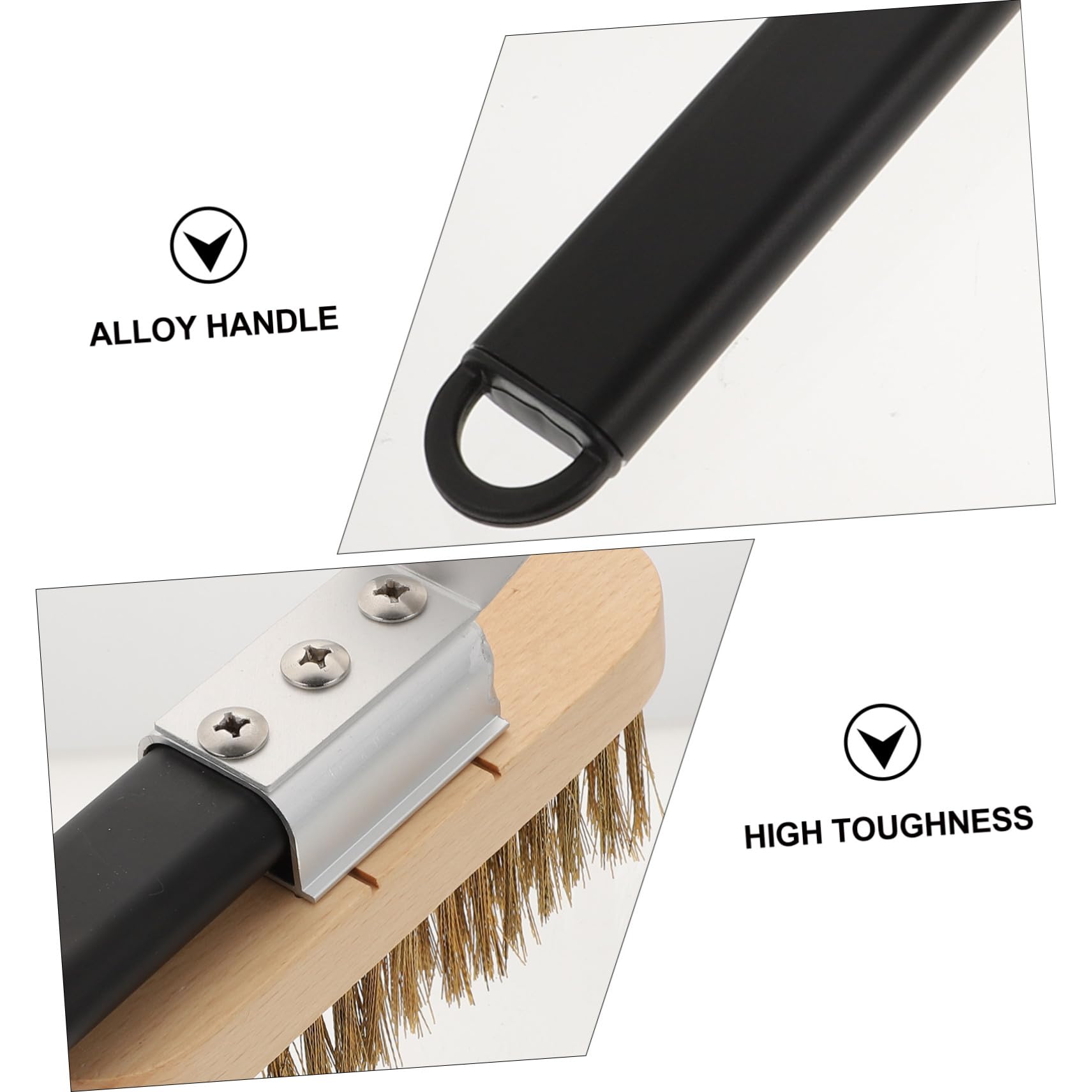 Bbq Grill Cleaning Brush Wire Roaster Brush Barbecue Tool for Pizza Oven Kitchen Cleaning Practical Labor Saving