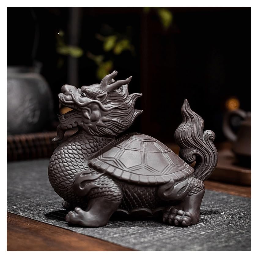 Animal de thé tortue dragon pour sublimer votre table de salon