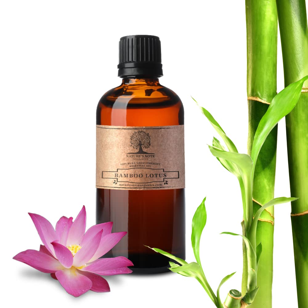 Bamboo Lotus Essential Oil - 100% Pure Aromatherapy Grade Essential Oil by Nature's Note Organics - 0.3 Fl Oz