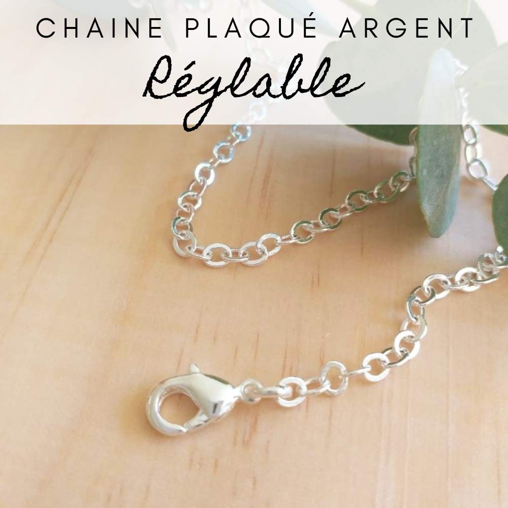 Bola de Grossesse en argent avec chaine. Cage arabesques et navettes, bille rose pâle, sequin rond gris et étoile évidée argentée. Modèle BUNGA