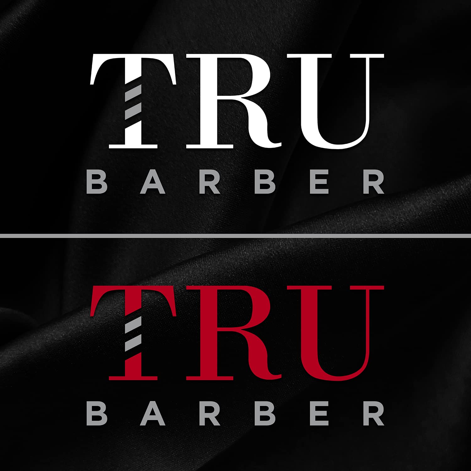 TRU BARBER Pack 2 Unidades Capa de Corte Peluqueria XXL Profesional, Cuello de silicona. Tela Poliester Impermeable Cierre a Boton. Ideal para Barberia, Peluqueria, Maquillaje, Salon Profesional.