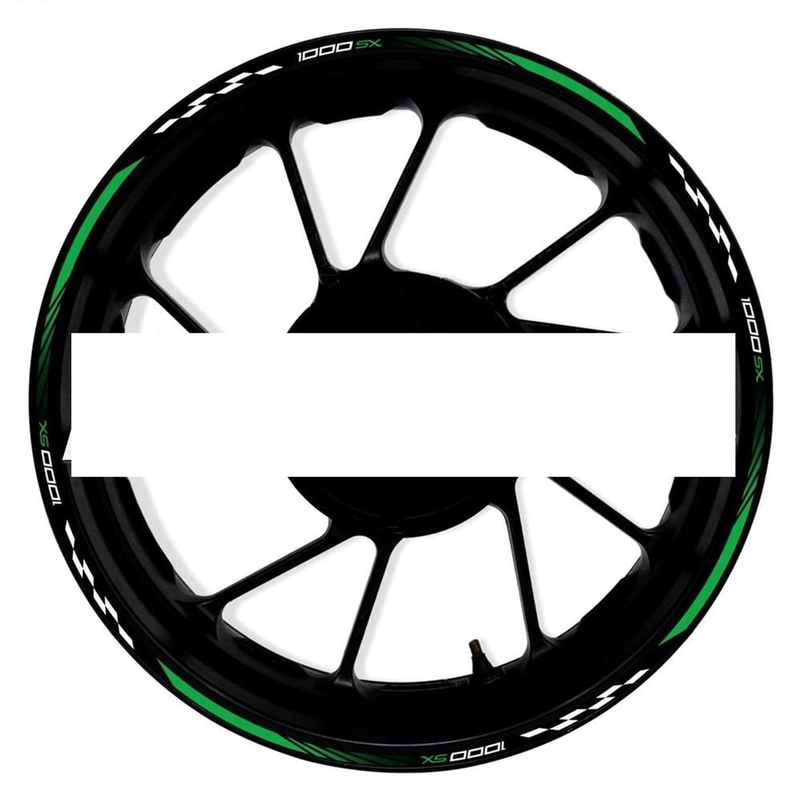 Motorcycle Wheel Stickers for Kawasaki for Z1000SX for Z-1000SX Motorbike