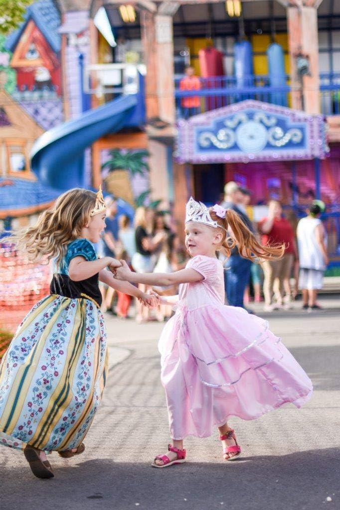 Little Adventures Royal Pink Princess Dress Up Costume for Girls