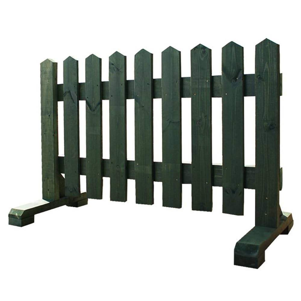 Amazon | 木製 ピケットフェンス -グリーン- 【受注製作品】 (幅