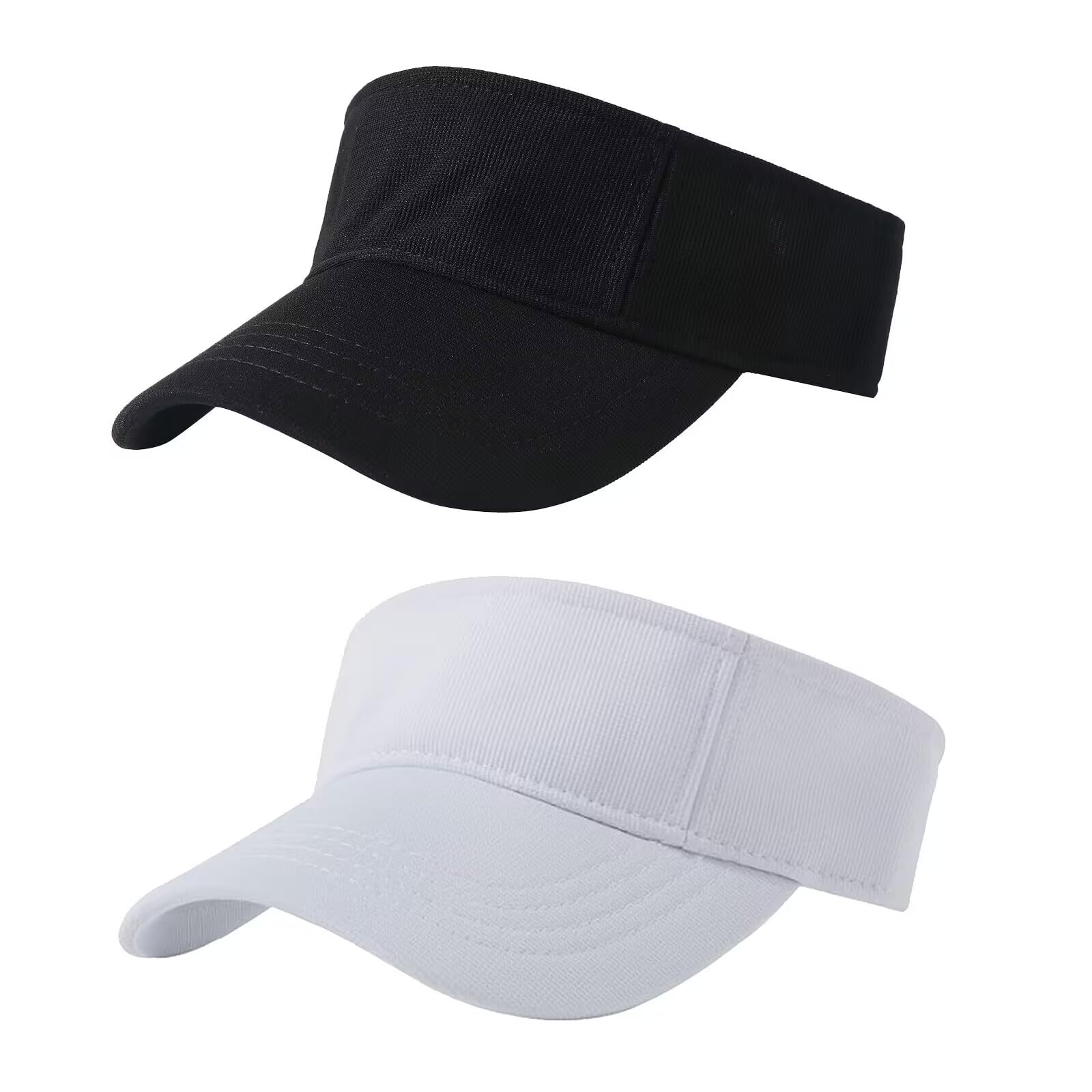 Jastore Kids Girls Boys Packable Hat Sun Visor Hats Cotton Sports Summer Golf Visor Hat