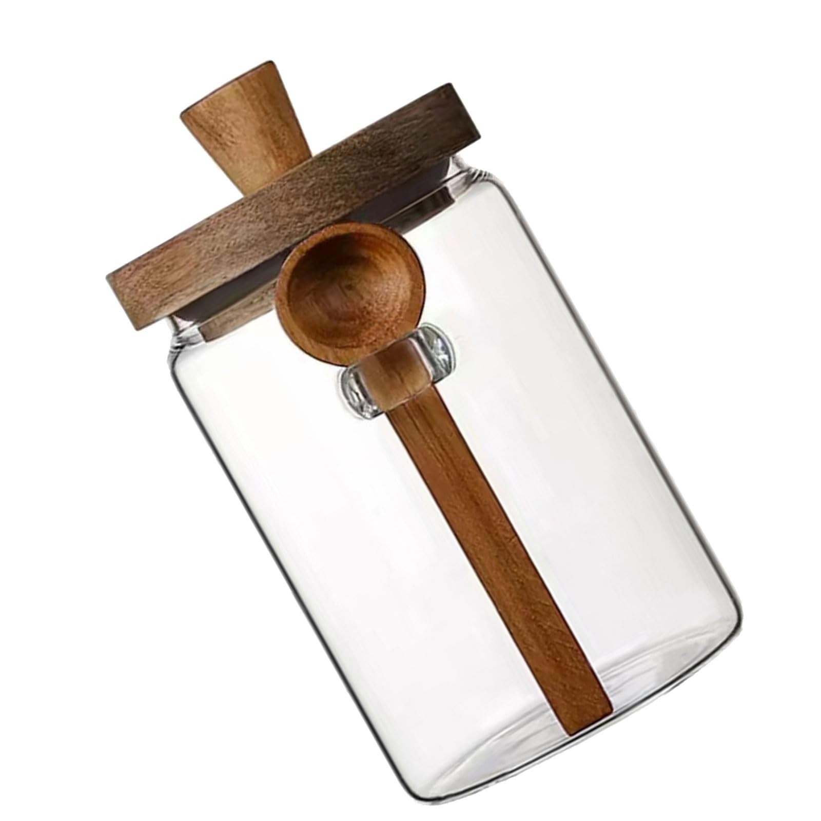 Xjdzineq Airtights Glass Container for Coffee Proof Kitchen Storage Solution Kitchen Countertop Organizers Jar