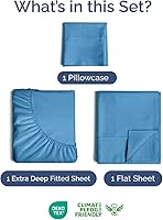 Vista 461 de Extra Deep Pocket Split King Sheets - 5 Piece Breathable & Cooling Bed Sheets - Hotel Luxury Bed Sheet Set - Soft, Wrinkle Free & Comfy - Easily