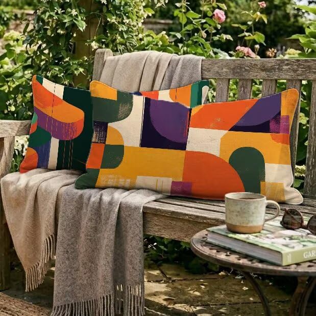 Housses coussin de jardin déperlante 60x90cm lin fermeture invisible - 3
