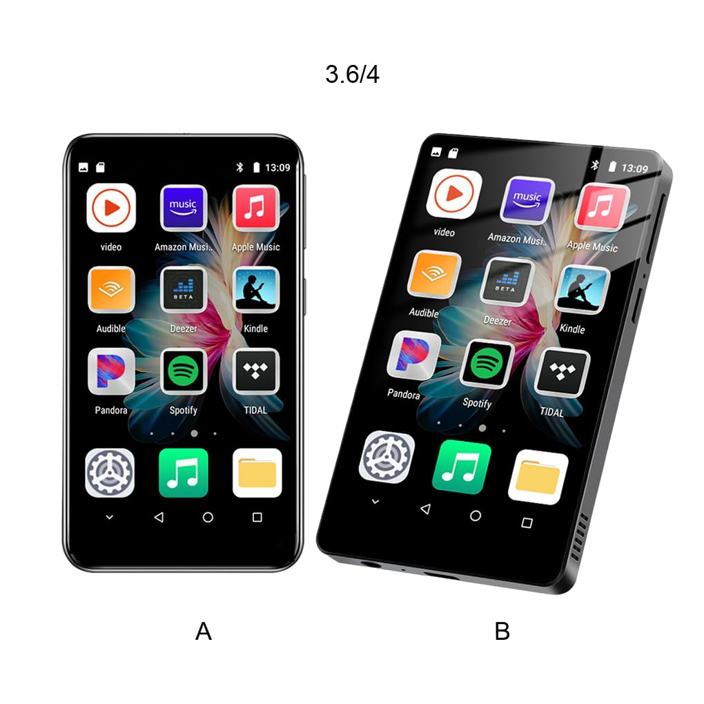 para Sistema operativo Fluido, CPU, RAM de 16 GB, 0 Ampliable a MP3 con Capacidad de Almacenamiento de Memoria Gratuita de 128 GB, Reproductor MP3, Reproductor Bluetooth
