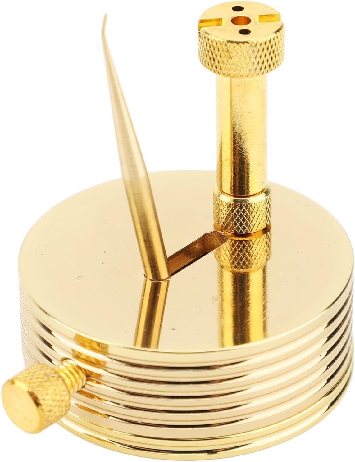 Soporte de Resorte para Reloj, Soporte Profesional para Rueda de Equilibrio de Movimiento de Reloj para reparación de calibración