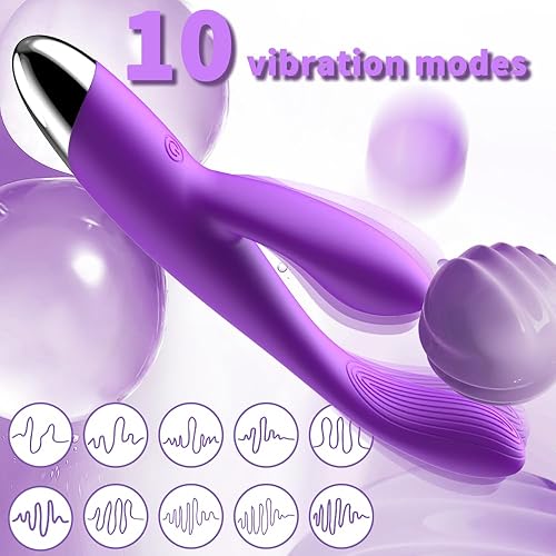 Miniatura 22 de Juguetes sexuales para adultos para mujeres, vibrador de punto G del clítoris con 10 potentes modos de vibración, estimulador del pezón del Verde