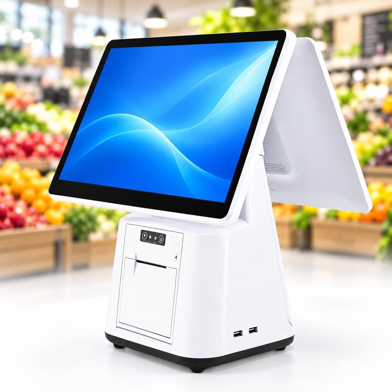 Terminal POS con Pantalla táctil Dual de 15,6 Pulgadas