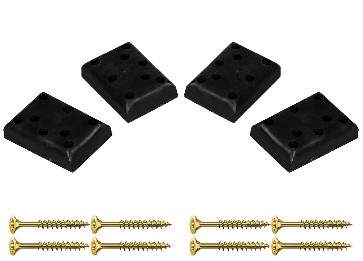 Strandkorb PE Gleiter 4er Set