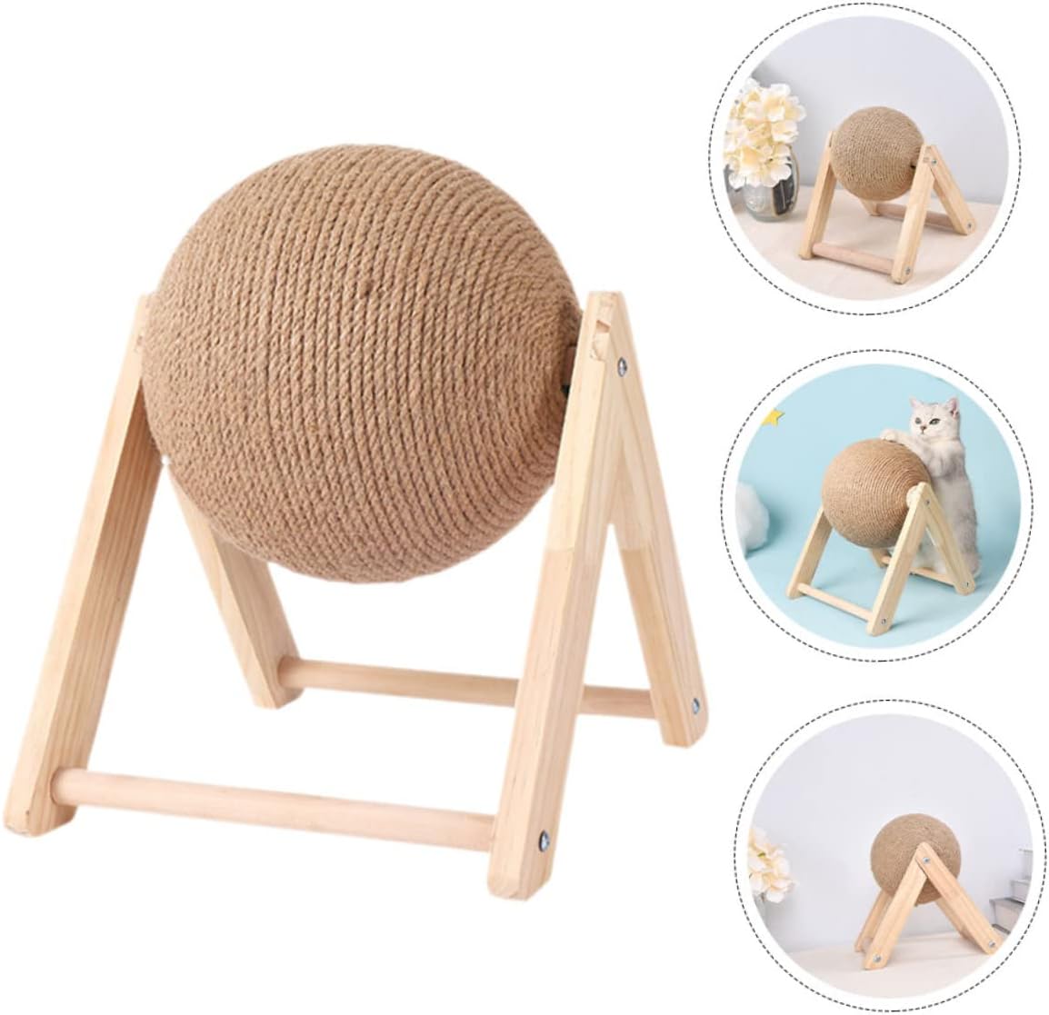 Pet Cat Scratcher Shaped Scratching for Indoor Cats Keeps Furniture for Happy Playtime