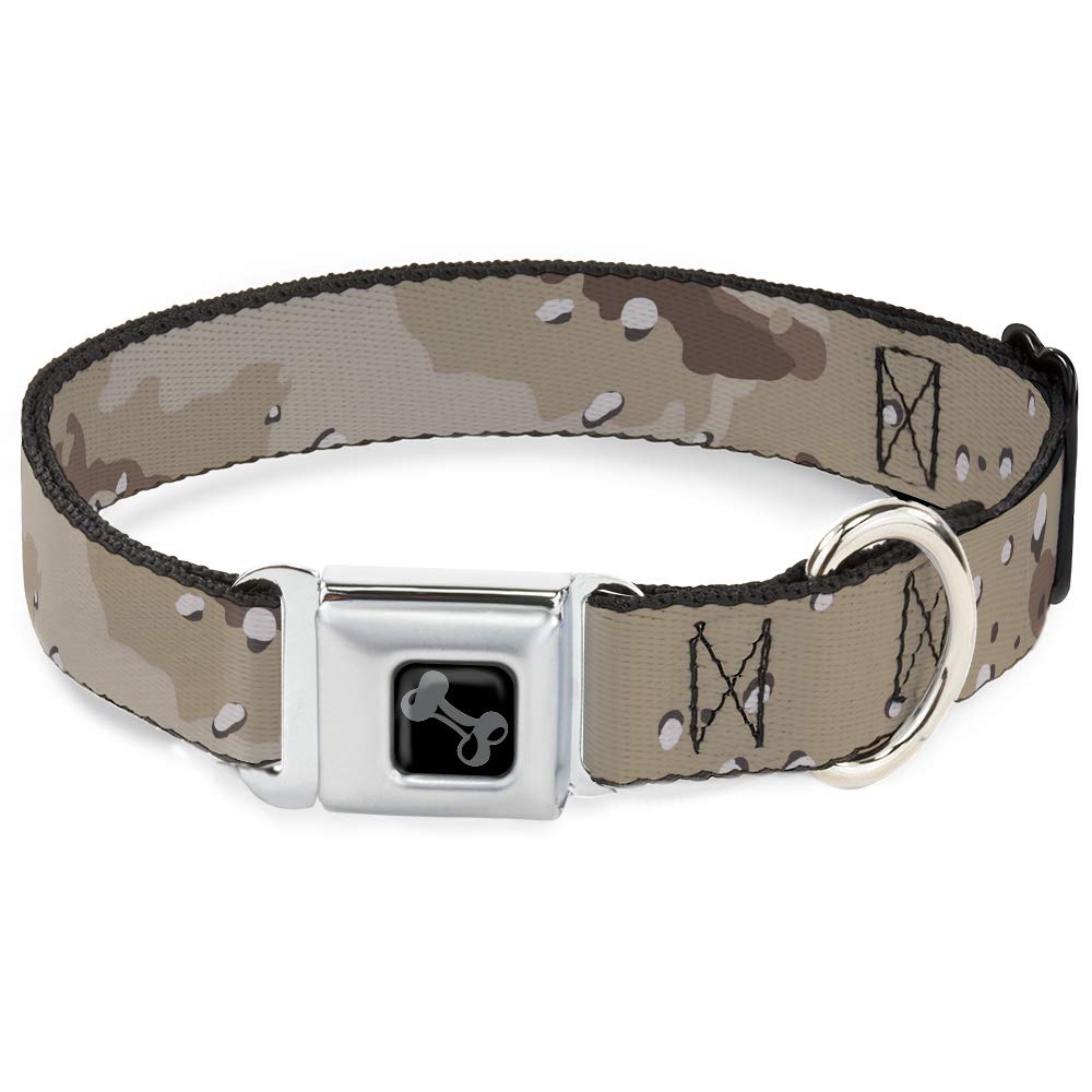 Collier pour chien camo désert Buckle-Down pour randonnée et balade