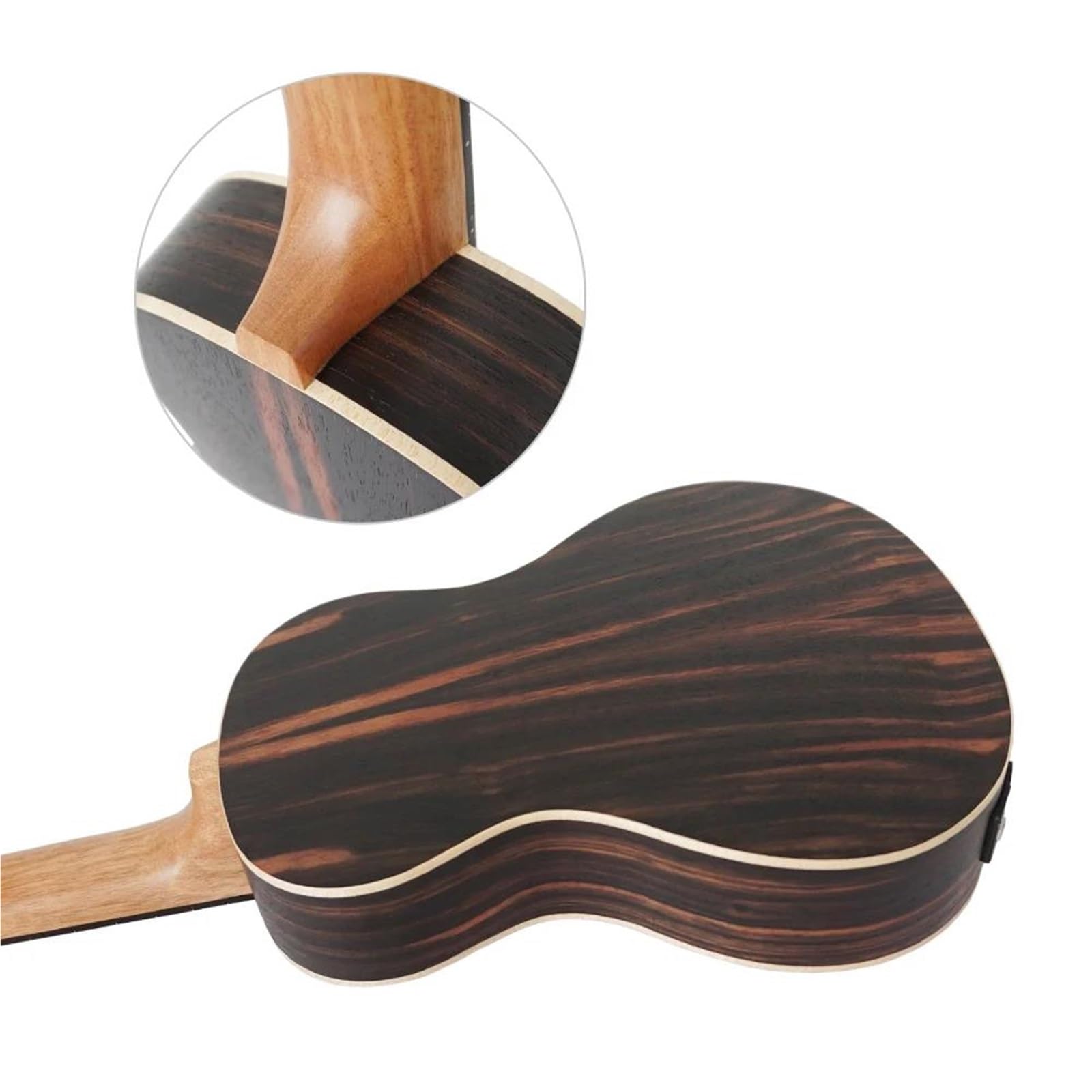 Strumento A Corde Per Ukulele Basso Con Corpo In Ebano Ukulele Professionale