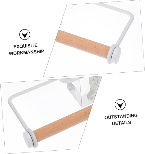 Miniatura 8 de DOITOOL 1 rollo de rollo de papel para colgar en pared, dispensador de toallas de papel, soporte de pared para toallas de papel, soportes de estante