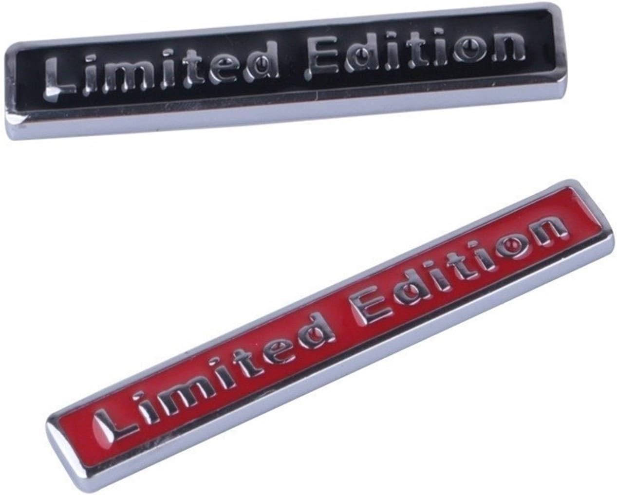 外装 メタル3dブラック限定版ステッカーユニバーサルカー車体エンブレムバッジステッカーデカールクロームエンブレムカースタイリング メイルオーダー Color Red