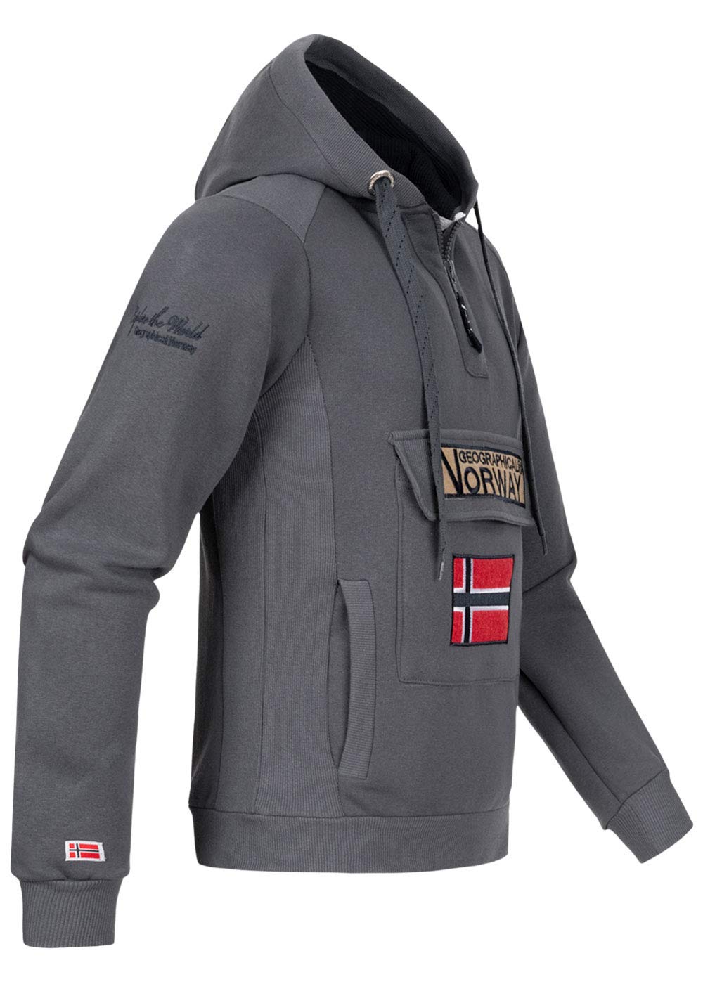 Geographical Norway - Felpa da Uomo Modello Gymclass Ass A 007