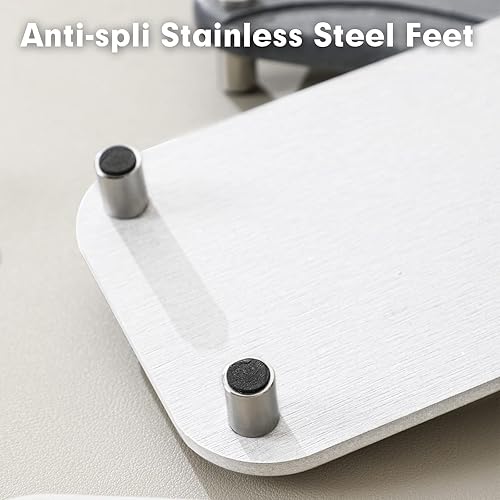 Miniatura 5 de Bandeja organizadora de fregadero de piedra de secado instantáneo para encimera de baño, tierra de diatomeas que absorbe el agua, bandeja de tocador