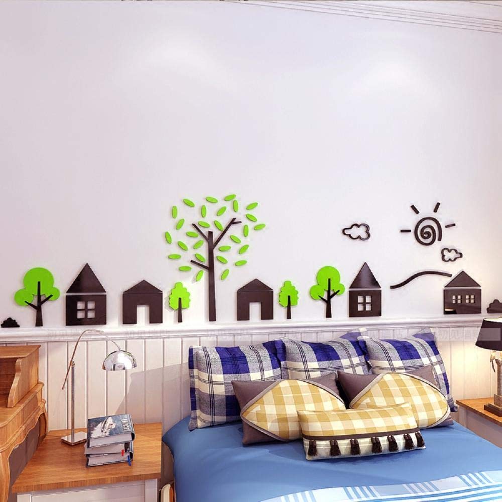 Pegatinas De Pared Infantiles 3D - Adhesivos Decorativos De Dibujos Animados Para Dormitorio De Niños O Salón