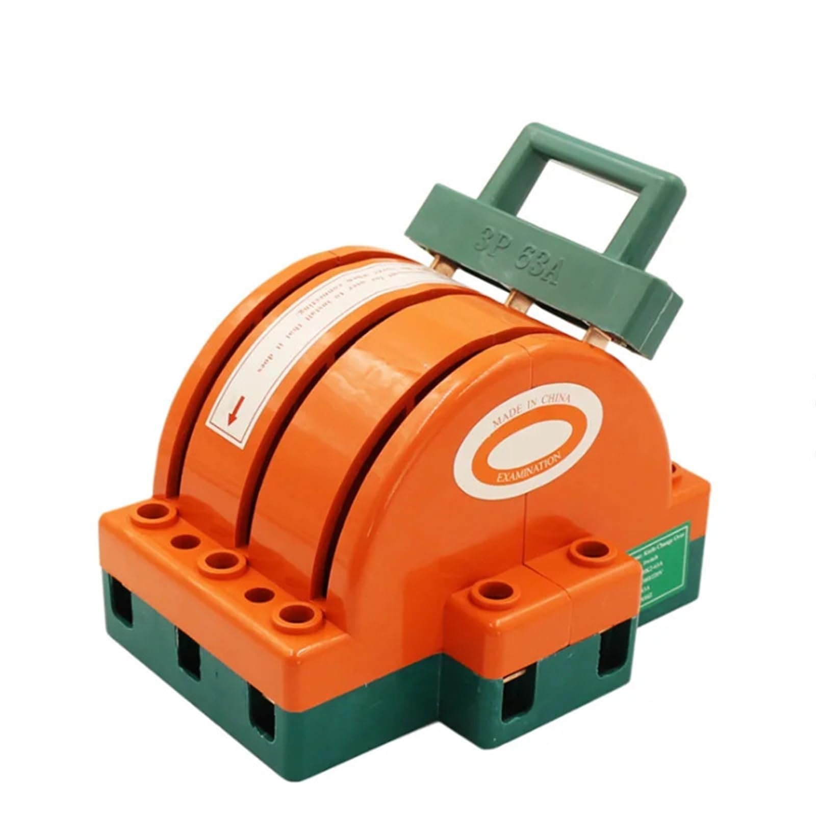 Interruptor de desconexión de doble tiro, tripolar, 3 polos, 60 A, 220 V/380 V, 1 unidad