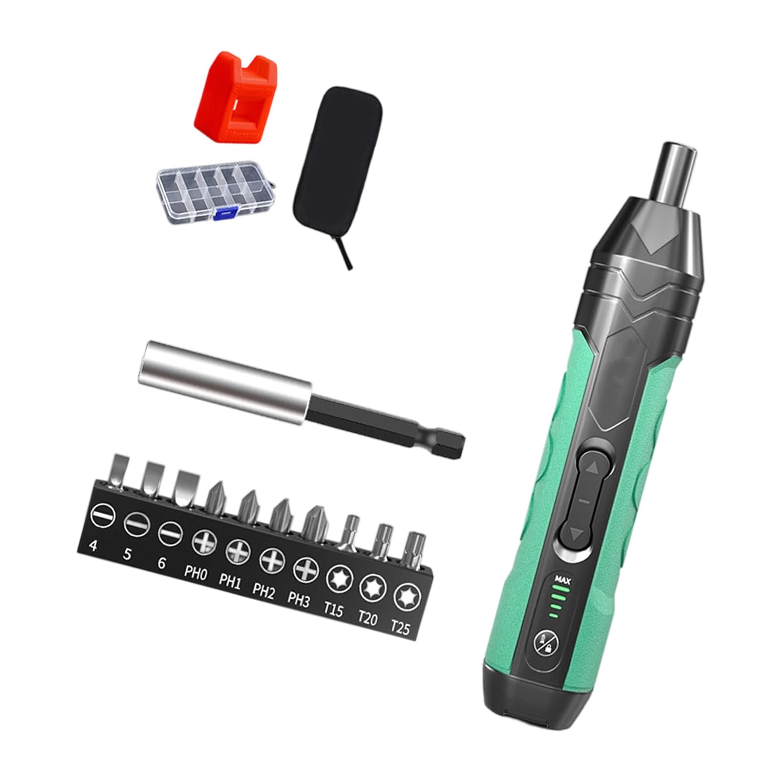 Kalttoy Light Cordless Electric Screwdriver 280Rpm 10Nm Torque 4 Modes, Bits & Led With Rechargeable Battery For Manual Automatic Electric Screwdriver