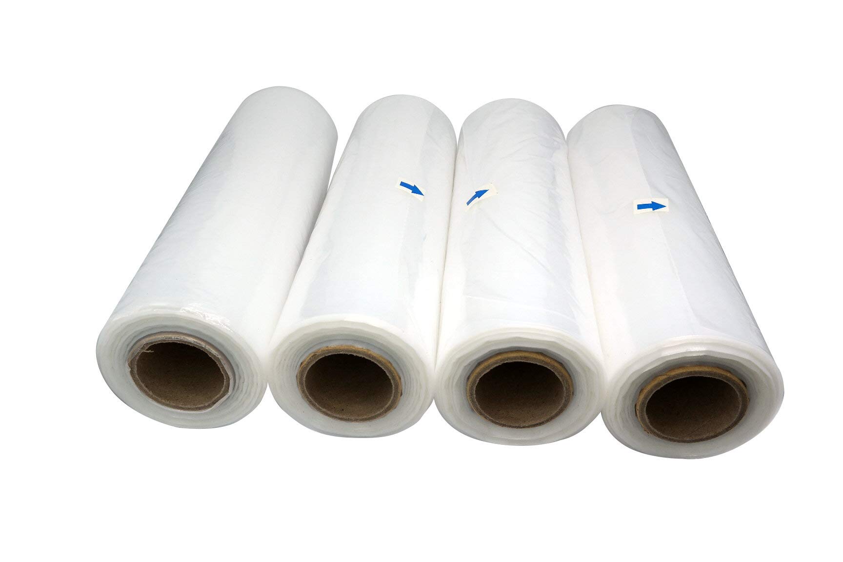 Tripact 11" x 19" LDPE Clear Plastic Flat Open Poly Bag Roll 1.25 mil - 4 Roll (460pcs) 002