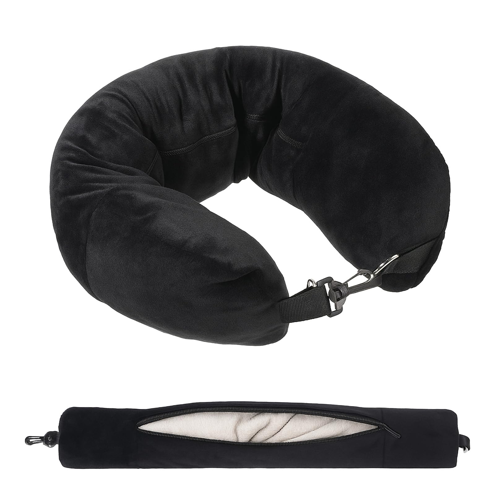 Photo 1 of Zelphvt Stuffable Neck Pillow - Black