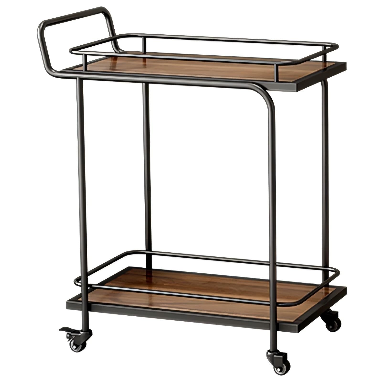 ZYYANSHOP Kitchen Storage Cart Rolling Food and Beverage Service Cart Mobile Utility Trolley for Restaurant