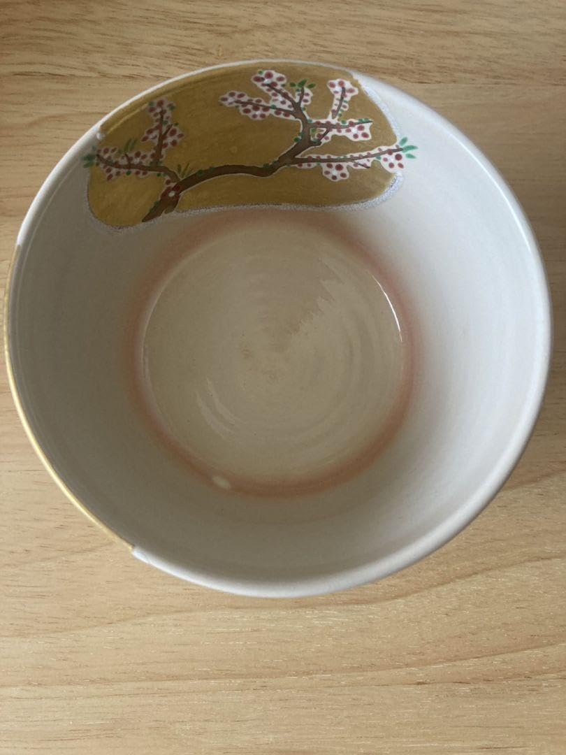 清水焼　抹茶茶碗　貝合せ雛　　　オマケの雛人形 清水焼抹茶茶碗貝合せ雛オマケの雛人形