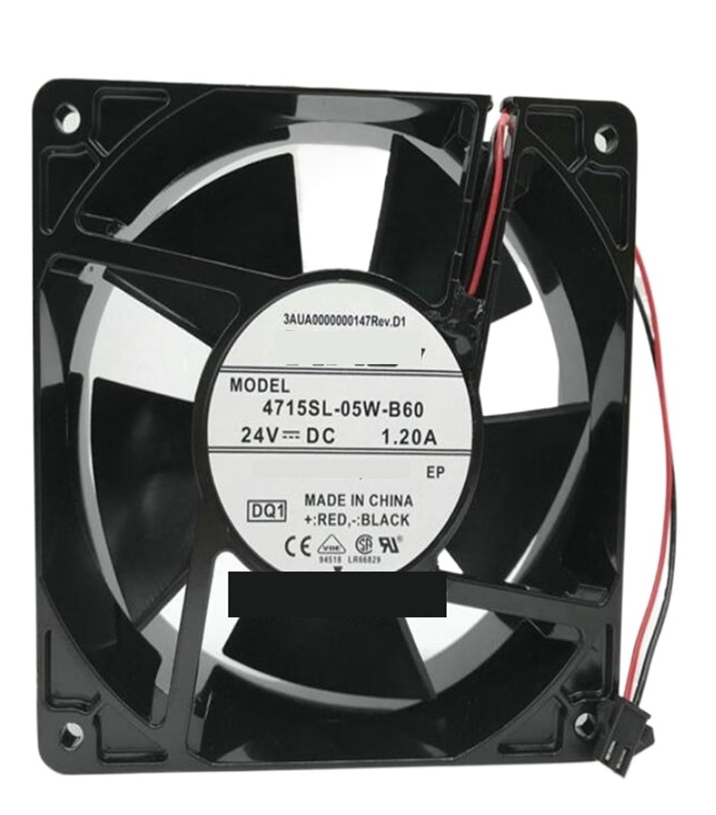 LZIKKGKI 4715SL-05W-B60 24V 1.2A 12CM 12038 two-wire cooling fan