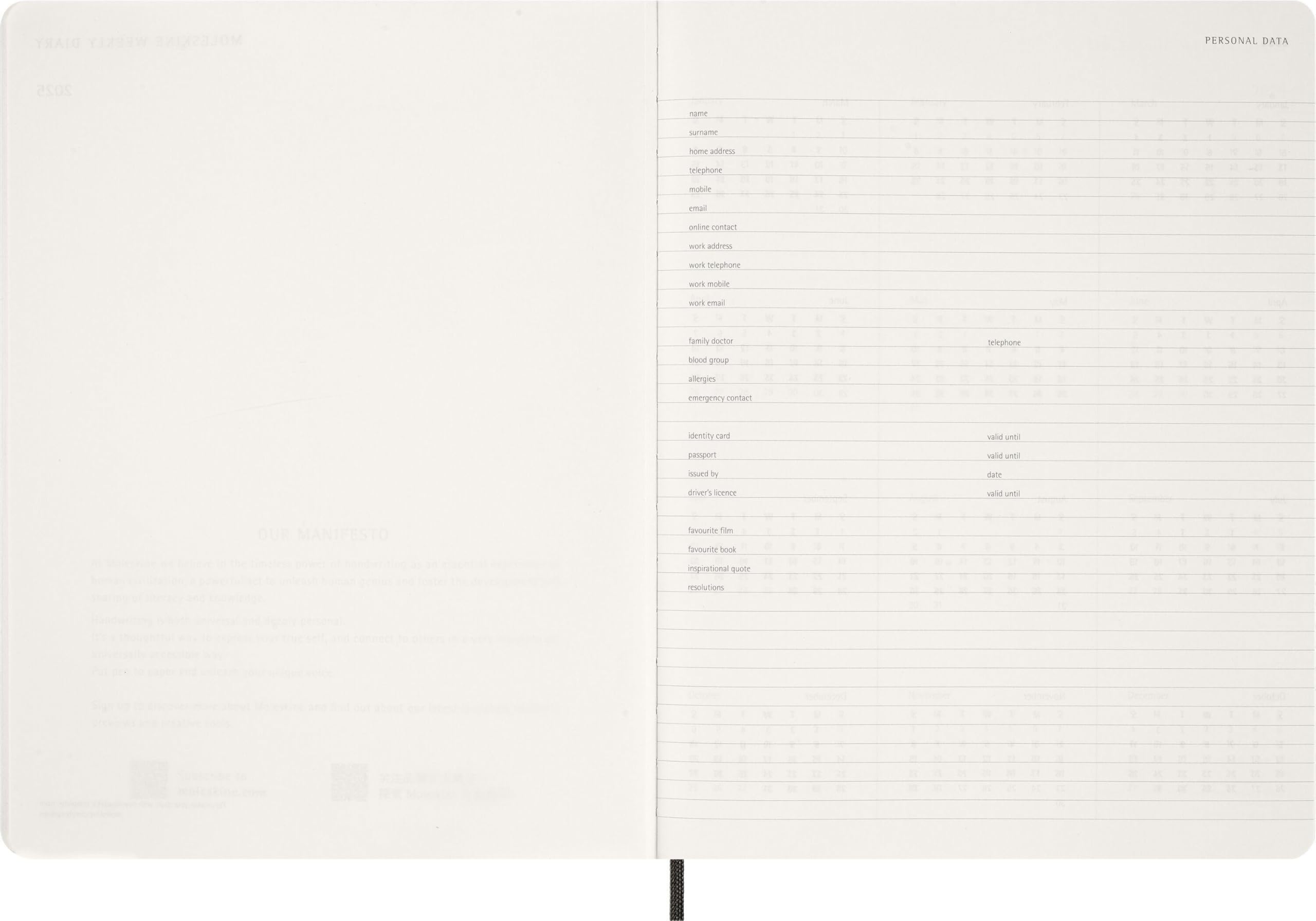 Moleskine 15 Monate Essential Wochenkalender 2026/2027, 1 Wo = 2 Seiten, vertikal, XXL, weicher Einband, Schwarz: Essential 27 WoKA V.XXL Swrz