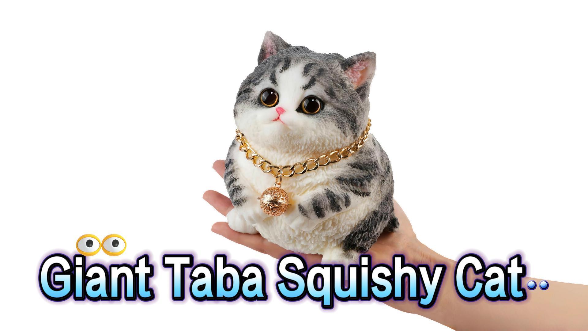 Amazon.com: Giant Taba Squishy Cat – Realistic Jumbo Squeeze Cat