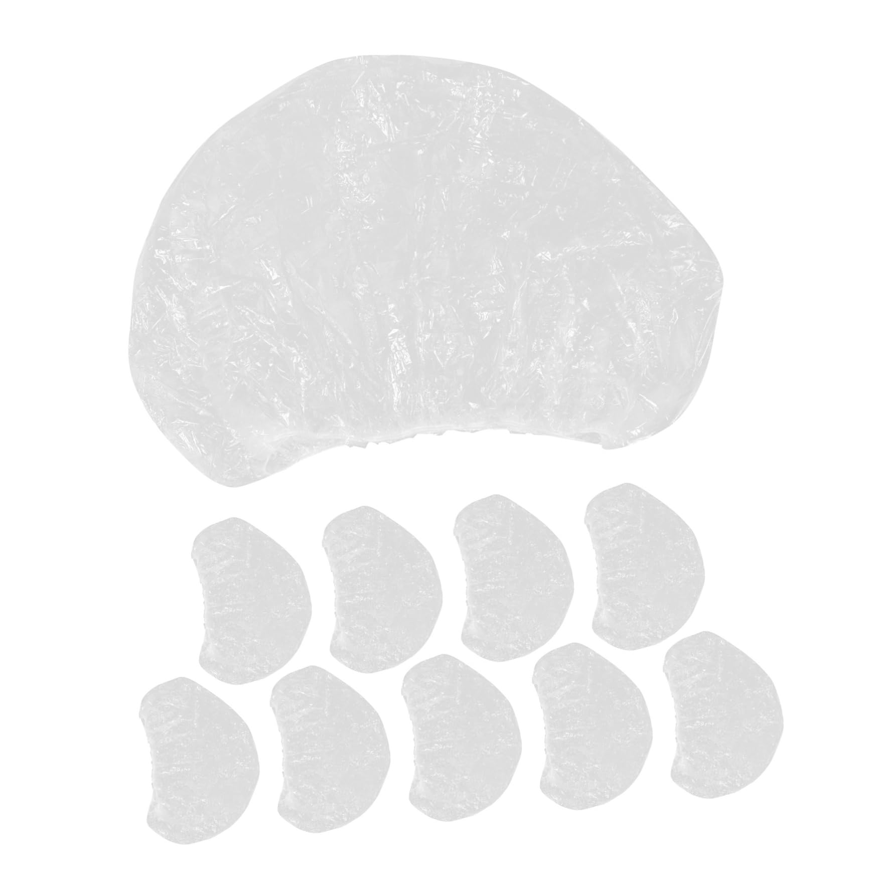 Hemoton 10Pcs Backpack Rain Covers Lightweight Transparent Sleeves for Students for Hiking Camping and Outdoor Activities Rain Protection