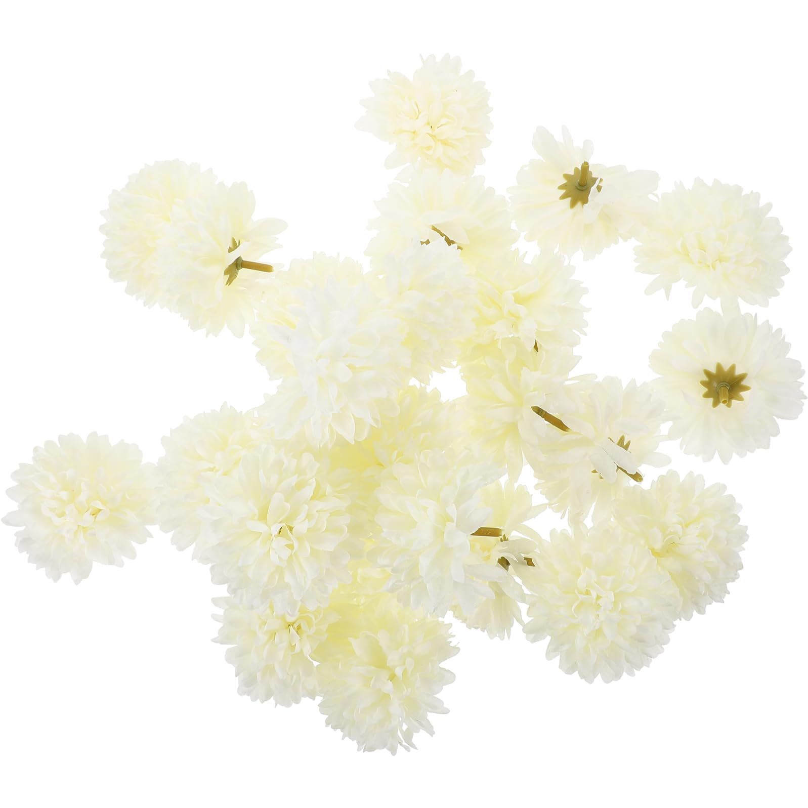 Fleurs Artificiels Réalistes Crème Imitation Mille Couches pour Fête