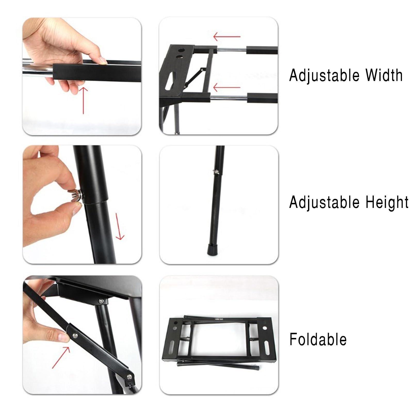 Verstellbarer, robuster Keyboard-Ständer für Klavier, einfache Einrichtung für Zuhause und Studio