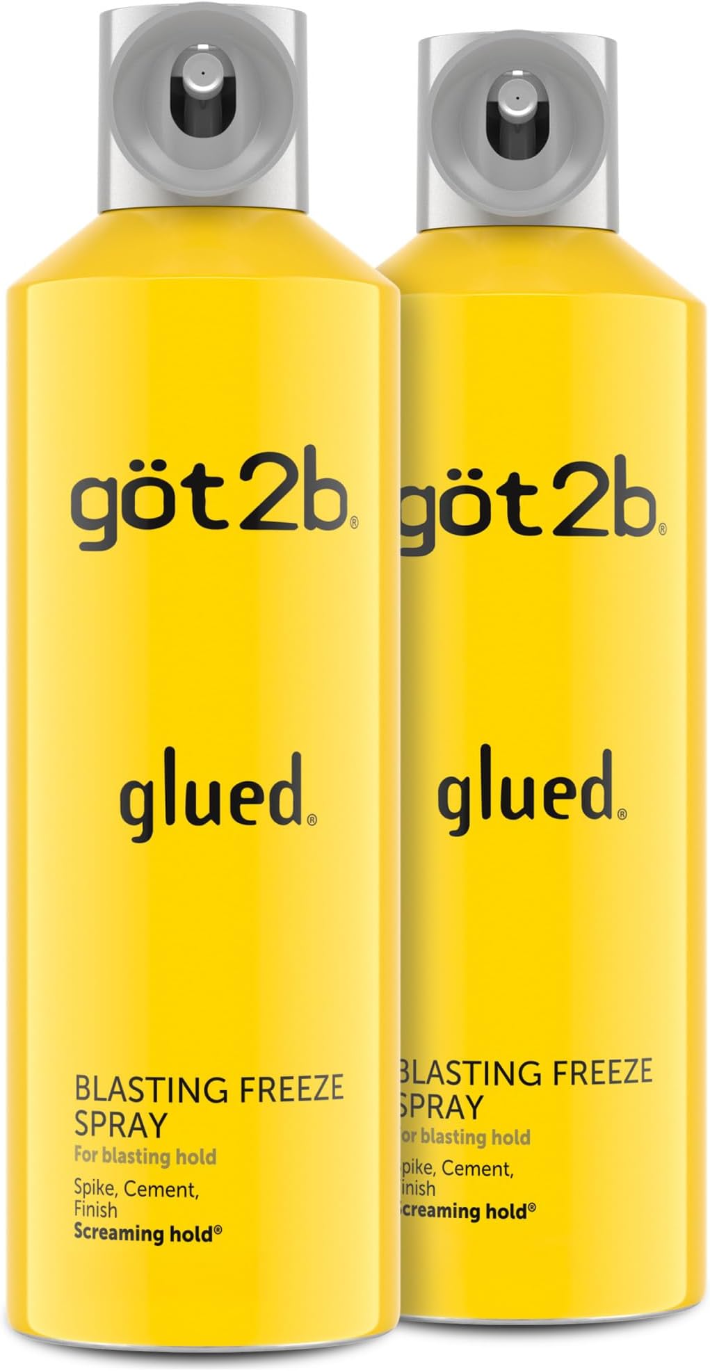 Glued Blasting Freeze Hairspray, 12 oz, Pack of 2