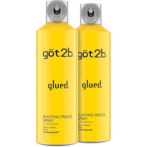Got2b Glued Blasting Freeze Hairspray, 12 oz, Pack of 2