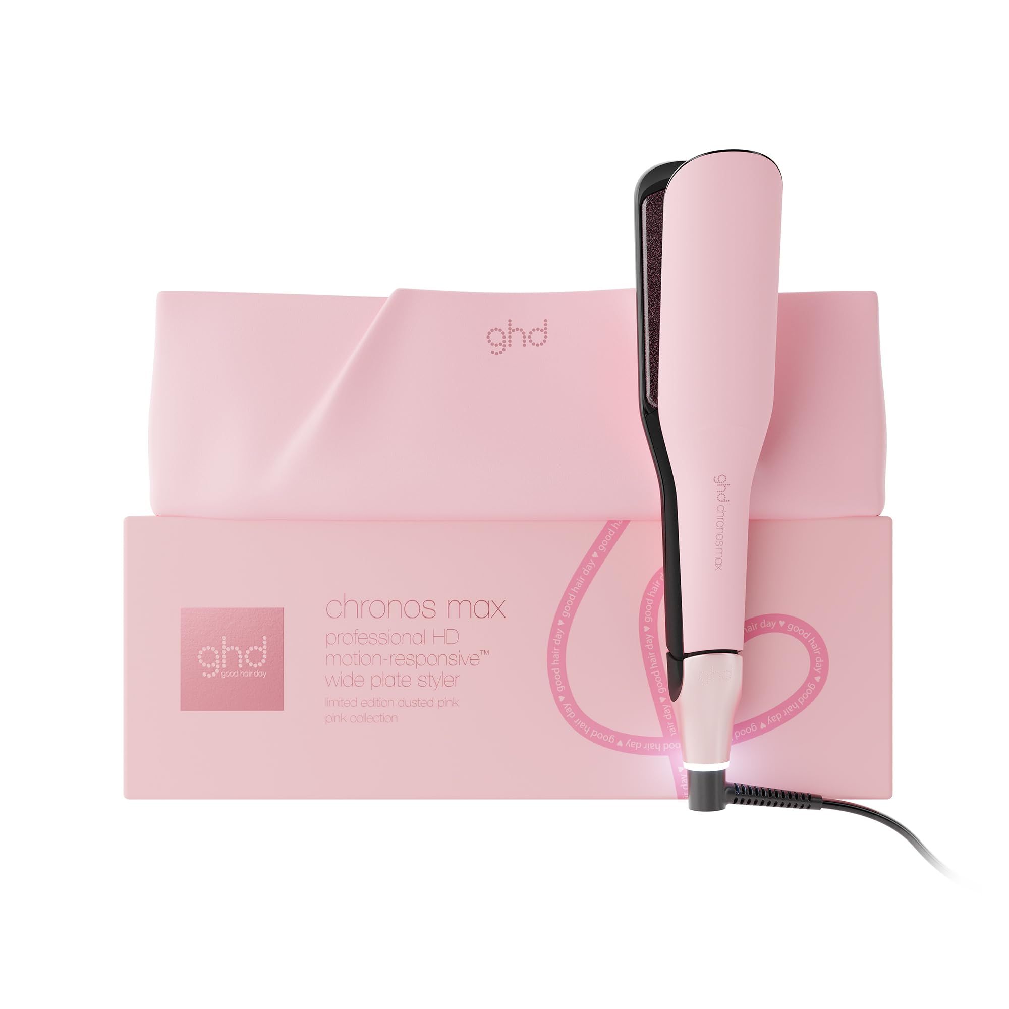 Ghd Pink Chronos Max Limited Edition Hair Straightener Dusted In