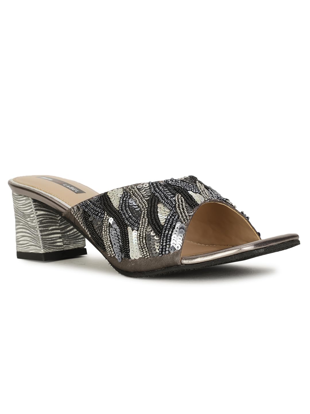 Bata Red Label Womens Dawn Ankle-Strap Block Mule E 23 Festive (6792010_Gunmetal_6 Uk), Multicolour (B0CKFKFLBG) Amazon Price History, Amazon Price Tracker