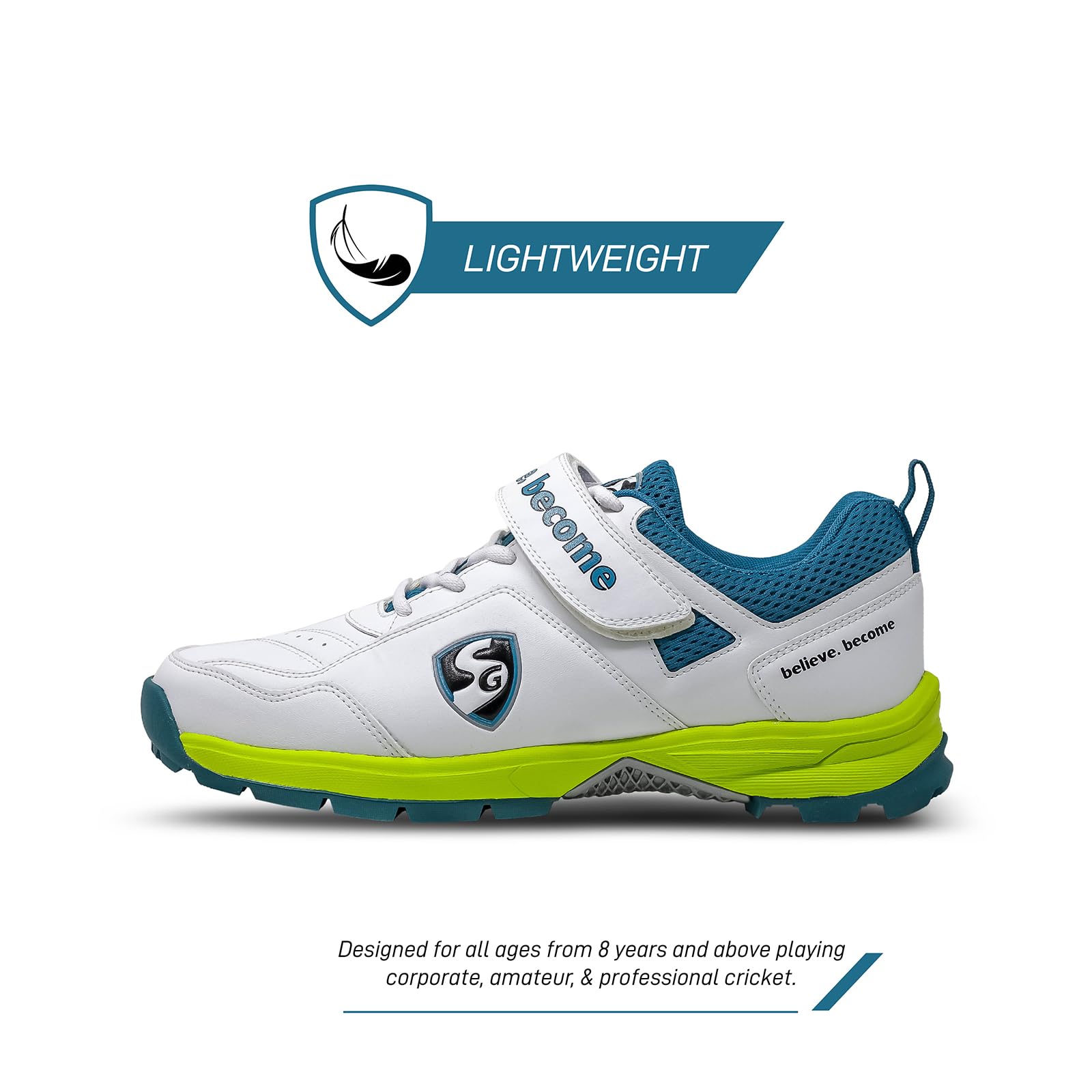 SG Century 6.0 Zapatillas de Cricket, diseñadas para elevar tu Juego a Nuevas Alturas, Potencia, precisión y Comodidad